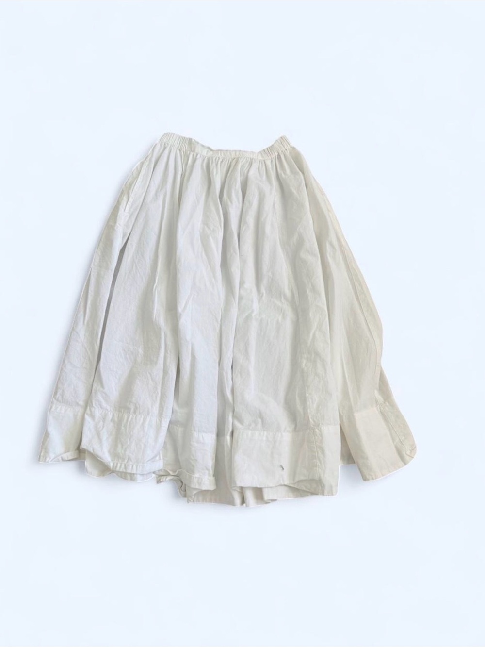 Free People White Full Circle Skirt